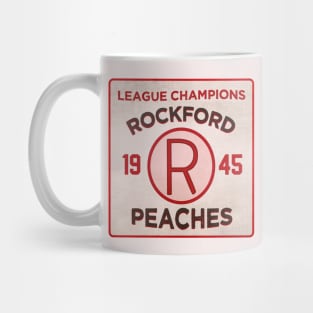 Rockford Peaches • 1945 League Champions Mug